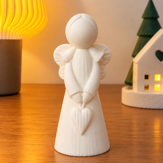 Anjo decorativo c/ coração